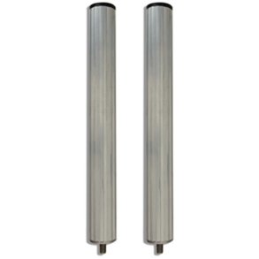 Silver Leg Extensions 36mm 300mm 2pcs