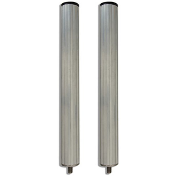 Silver Leg Extensions 36mm 300mm 2pcs